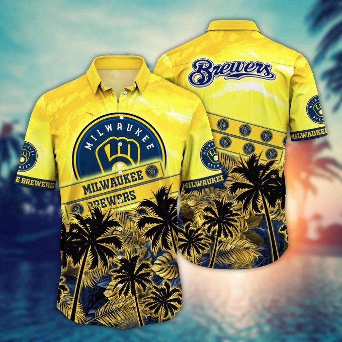 Mlb Milwaukee Brewers Hawaiian Shirt Aloha Spirit Soars Gift For Fans 2