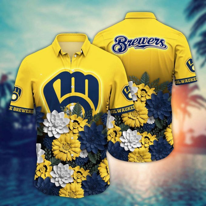 Mlb Milwaukee Brewers Hawaiian Shirt Hawaiian Heatwave For Sport Fan 2