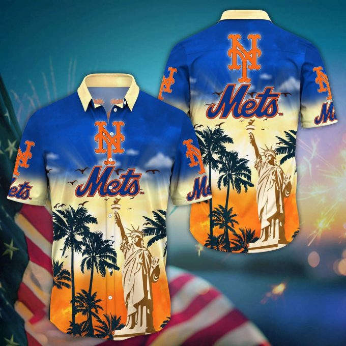 Mlb New York Mets Hawaii Shirt Sunrise To Sunset For Cool Fans 2