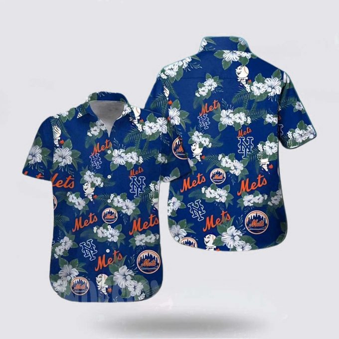 Mlb New York Mets Hawaiian Shirt Free Your Spirit With Cool Coastal Fashion For Fans 2