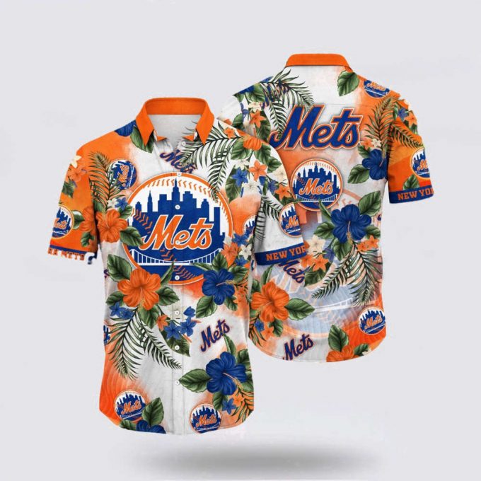 Mlb New York Mets Hawaiian Shirt Get Ahead Of The Fashion Wave With The Coastal Fashion Collection For Fans 2