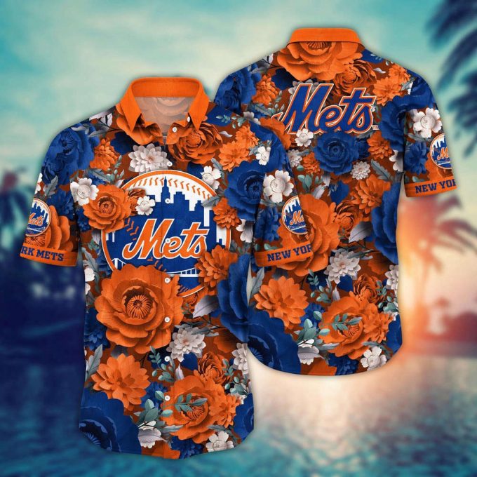 Mlb New York Mets Hawaiian Shirt Home Run Style For Sport Fan 2