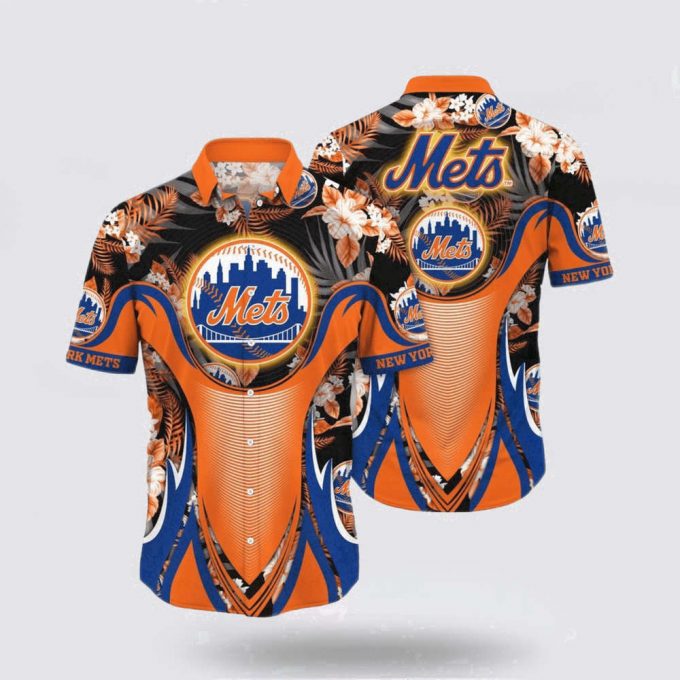 Mlb New York Mets Hawaiian Shirt The Perfect Combination Of Baseball For Fans 2