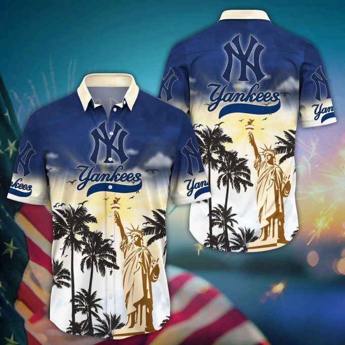 Mlb New York Yankees Hawaii Shirt Sunrise To Sunset For Cool Fans 2