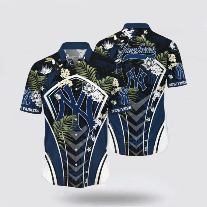 Mlb New York Yankees Hawaiian Shirt Embrace The Energetic Summer With Fashionable For Fans 2