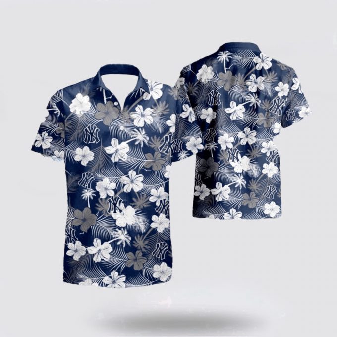 Mlb New York Yankees Hawaiian Shirt Perfect Fusion Baseball And Hawaiian Style For Fans 2