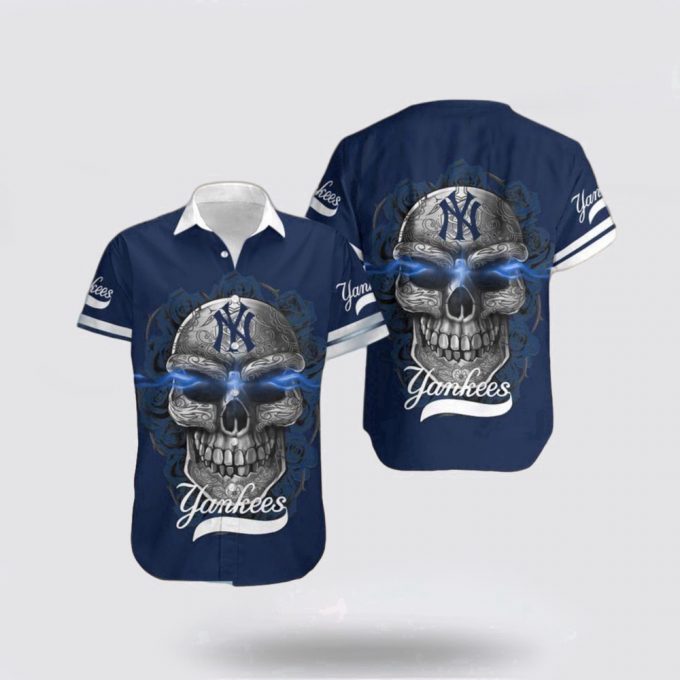 Mlb New York Yankees Hawaiian Shirt Turn The Beach Into A Catwalk With Stylish Coastal Outfits For Fans 2