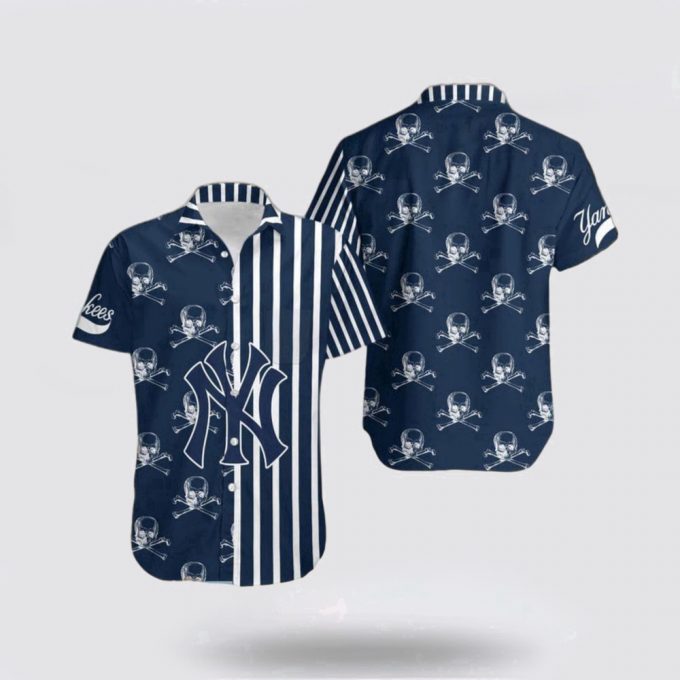 Mlb New York Yankees Hawaiian Shirt Welcome Summer Full Of Energy With Tropical Fashion Outfits For Fans 2