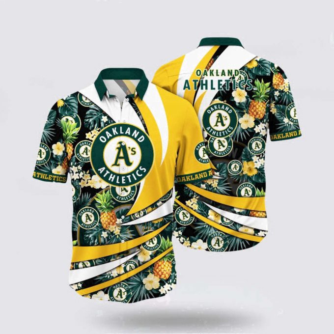 Mlb Oakland Athletics Hawaiian Shirt Get Ahead Of The Fashion Wave For Fans 2