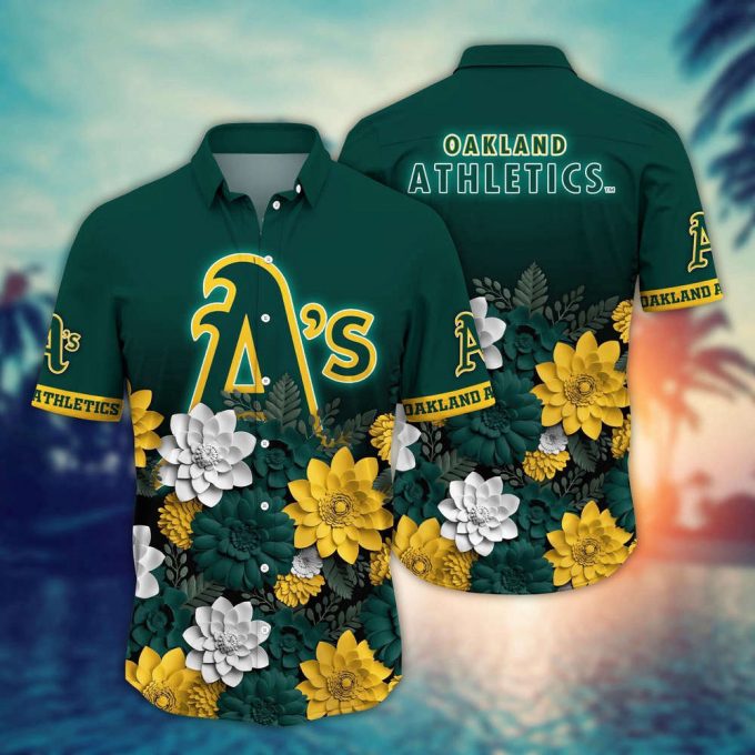 Mlb Oakland Athletics Hawaiian Shirt Hawaiian Heatwave For Sport Fan 2