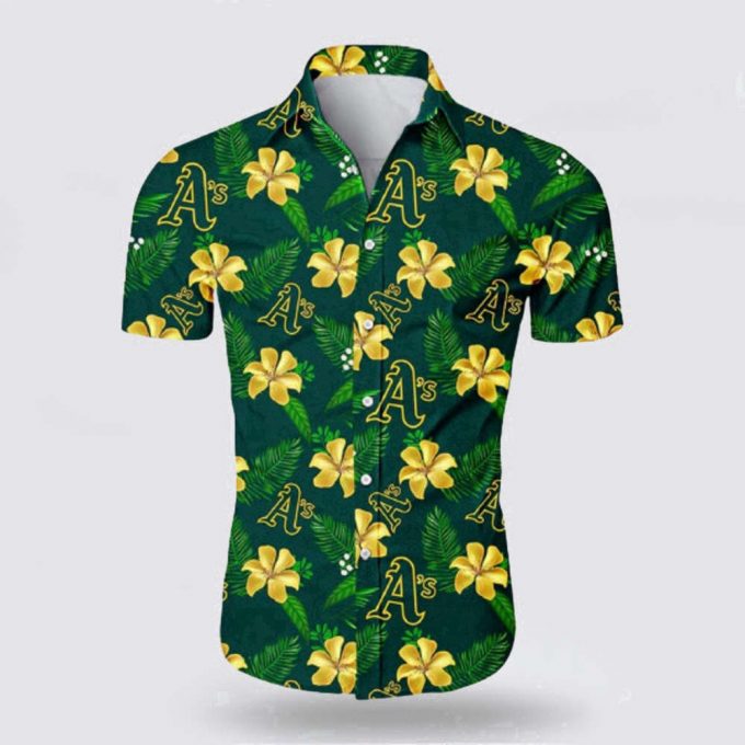 Mlb Oakland Athletics Hawaiian Shirt Sun Sea And Style Unleash Your Summer Look For Fans 2