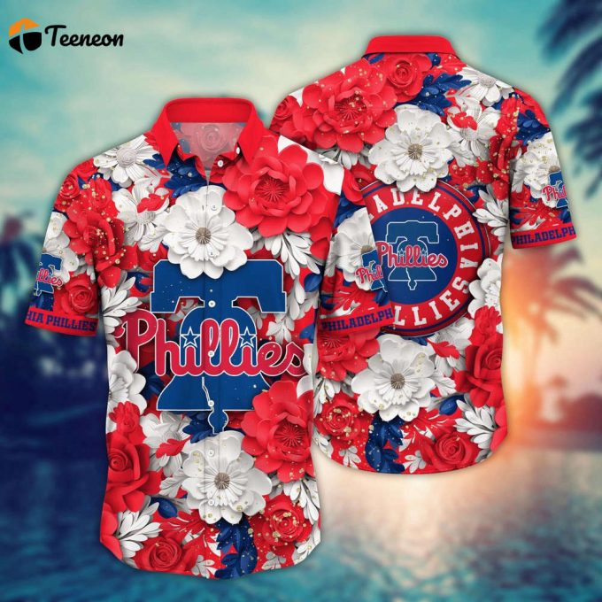 Mlb Philadelphia Phillies Hawaiian Shirt Aloha Spirit At Every Base For Sport Fan 1