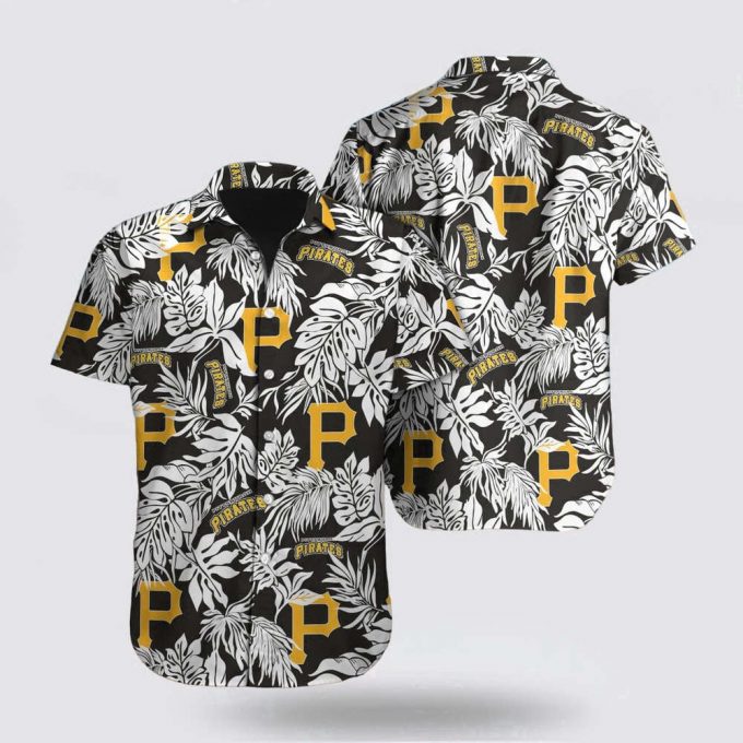 Mlb Pittsburgh Pirates Hawaiian Shirt Leaf Pattern For Fan Mlb 2