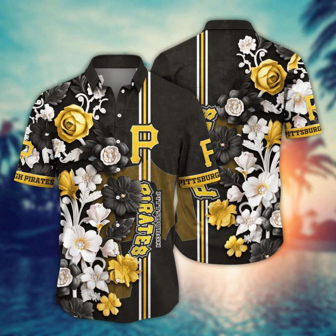 Mlb Pittsburgh Pirates Hawaiian Shirt Mlb Luau League Looks For Sport Fan 2