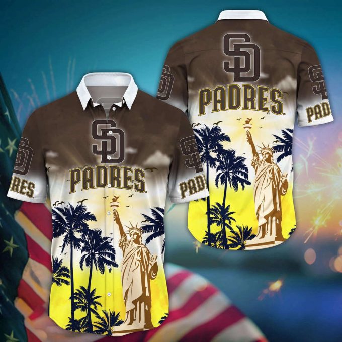 Mlb San Diego Padres Hawaii Shirt Sunrise To Sunset For Cool Fans 2