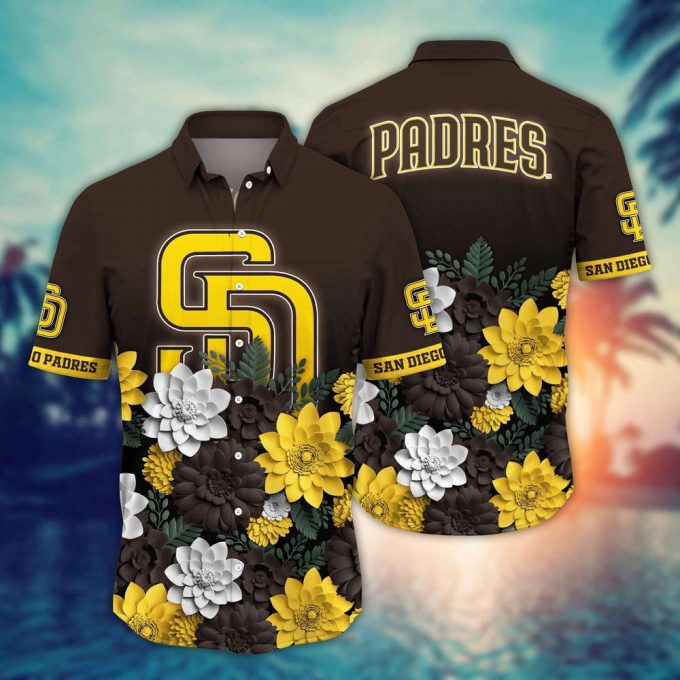 Mlb San Diego Padres Hawaiian Shirt Hawaiian Heatwave For Sport Fan 2