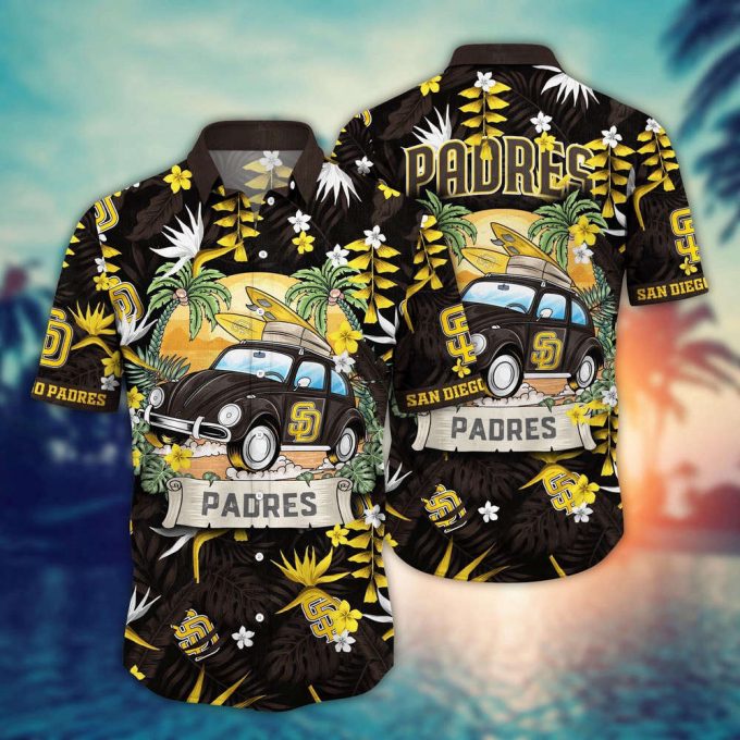 Mlb San Diego Padres Hawaiian Shirt Summer Heatwave For Sports Fans 2