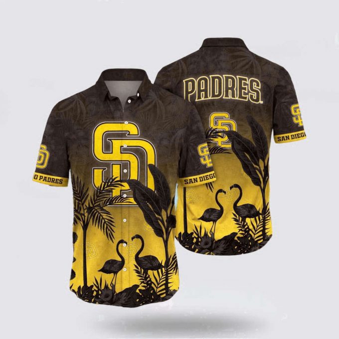 Mlb San Diego Padres Hawaiian Shirt The Perfect Combination Of Baseball For Fans 2