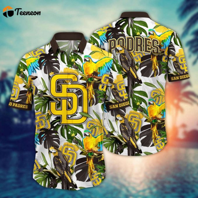 Mlb San Diego Padres Hawaiian Shirt Victory In Bloom Gift For Fans 1