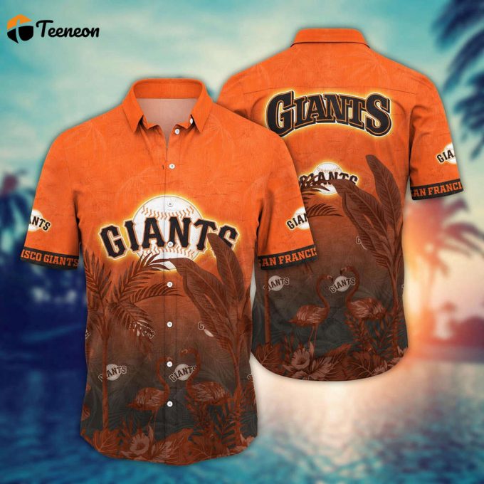 Mlb San Francisco Giants Hawaiian Shirt Chase The Sunset Gift For Fans 1