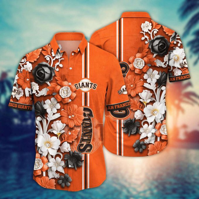 Mlb San Francisco Giants Hawaiian Shirt Mlb Luau League Looks For Sport Fan 2