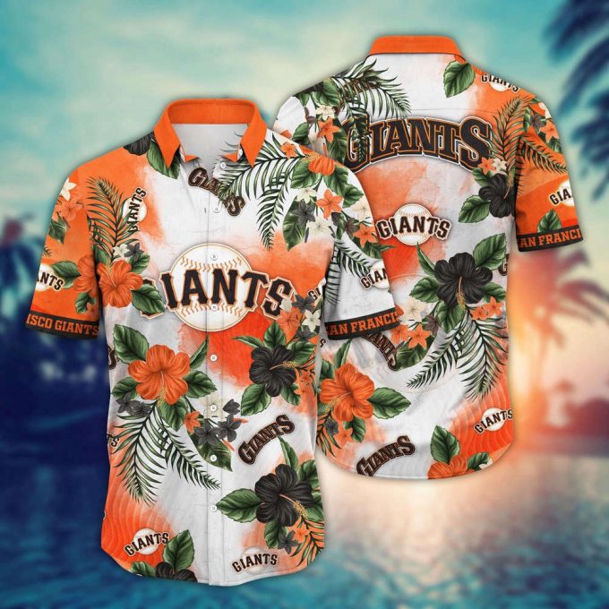 Mlb San Francisco Giants Hawaiian Shirt Pitch Perfect Bloom Gift For Fans 2