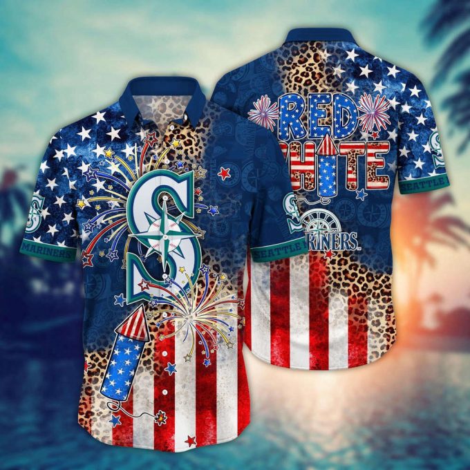 Mlb Seattle Mariners Hawaii Shirt Independence Day Vibrant Aloha For Cool Fans 2