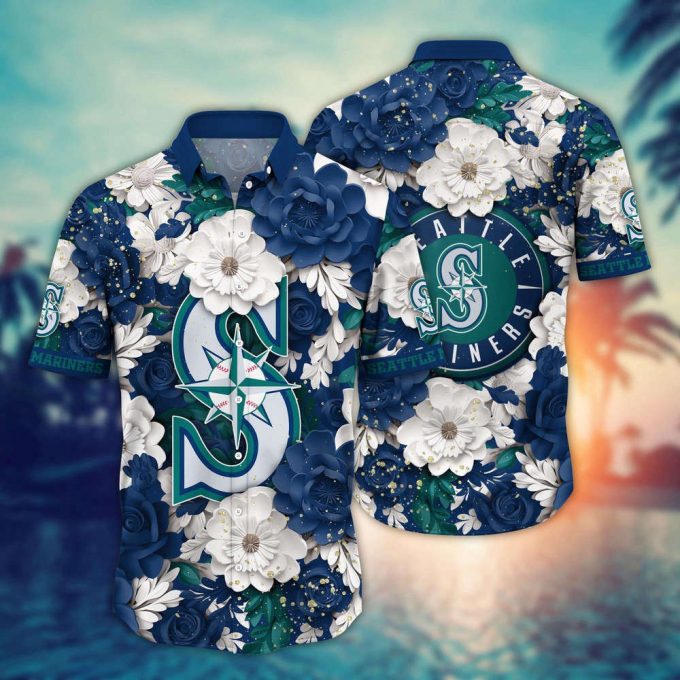 Mlb Seattle Mariners Hawaiian Shirt Aloha Spirit At Every Base For Sport Fan 2