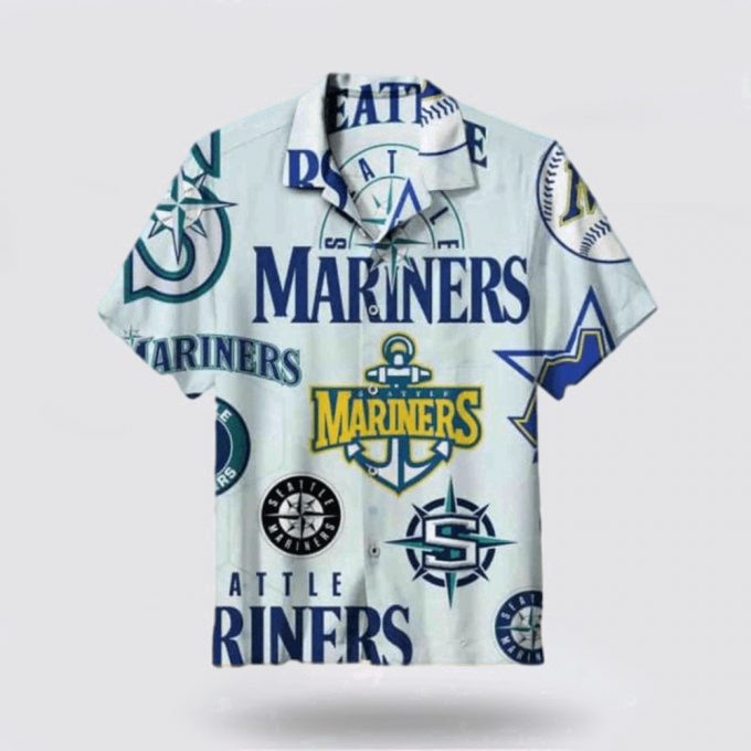 Mlb Seattle Mariners Hawaiian Shirt Perfect Fusion Baseball And Hawaiian Style For Fans 2