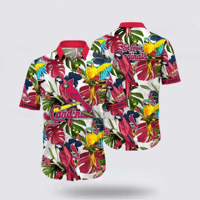 Mlb St Louis Cardinals Hawaiian Shirt Chic Coastal Vibes Rock Your Summer With Stylish Outfits For Fans 2