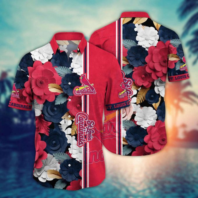 Mlb St Louis Cardinals Hawaiian Shirt Fashion Frenzy In Floral For Sport Fan 2