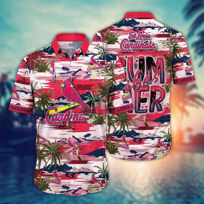 Mlb St. Louis Cardinals Hawaiian Shirt Flower Grand Slam In Hawaiianan Flair For Fans 2