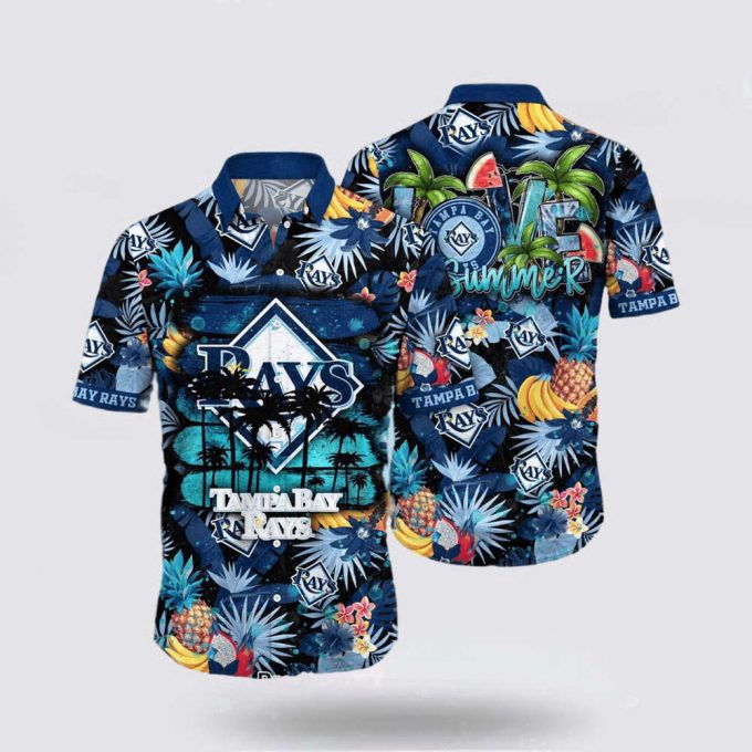 Mlb Tampa Bay Rays Hawaiian Shirt Feel The Aloha Spirit With The Charming Coastal Collection For Fans 2