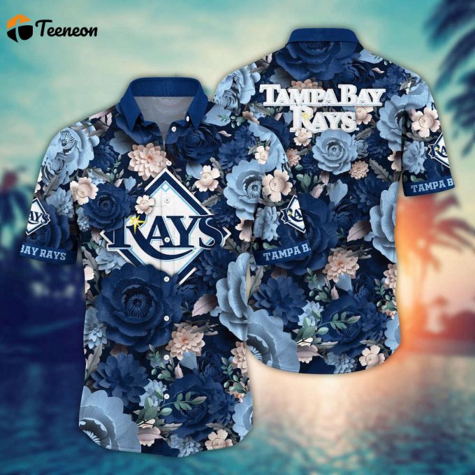 Mlb Tampa Bay Rays Hawaiian Shirt Home Run Style For Sport Fan 1