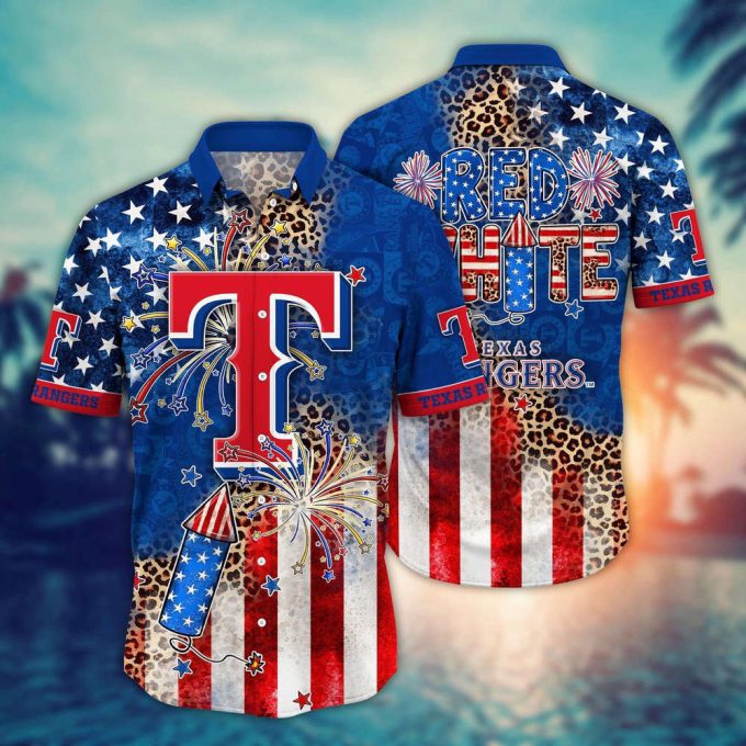 Mlb Texas Rangers Hawaii Shirt Independence Day Vibrant Aloha For Cool Fans 2