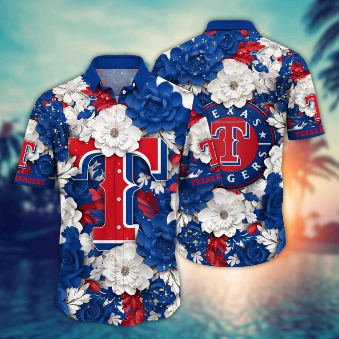 Mlb Texas Rangers Hawaiian Shirt Aloha Spirit At Every Base For Sport Fan 2