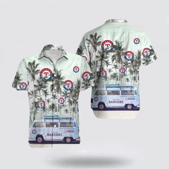 Mlb Texas Rangers Hawaiian Shirt Transform The Beach Into A Catwalk For Fans 2