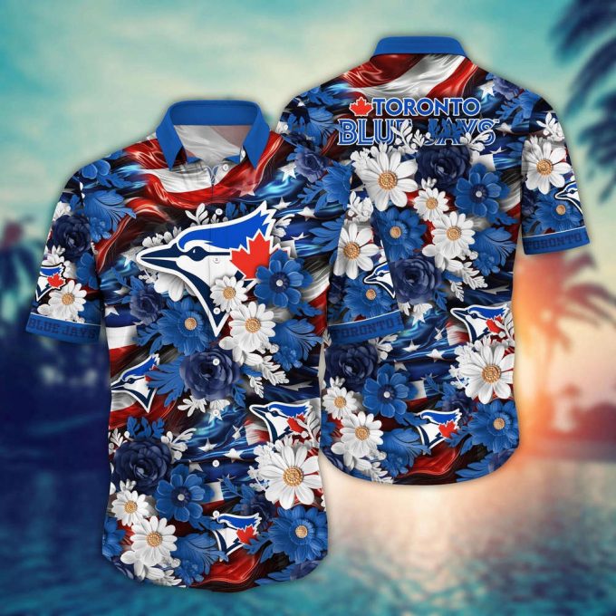 Mlb Toronto Blue Jays Hawaii Shirt Independence Day For Cool Fans 2