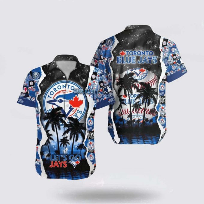 Mlb Toronto Blue Jays Hawaiian Shirt Free Your Spirit With Cool Coastal Fashion For Fans 2