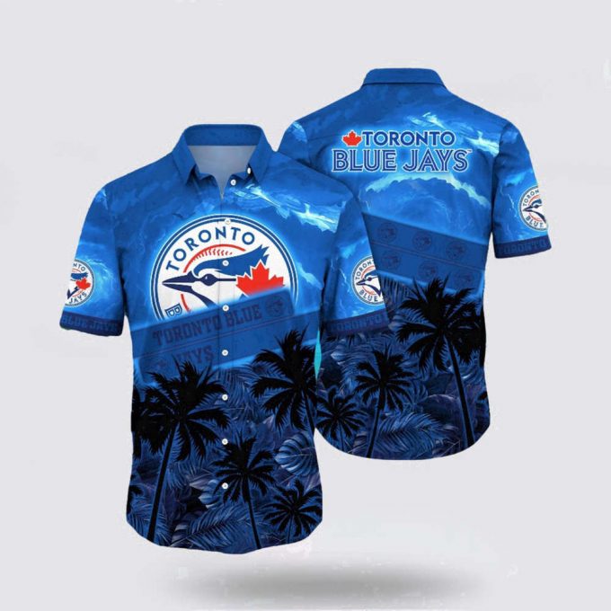 Mlb Toronto Blue Jays Hawaiian Shirt Immerse Yourself In Tropical Style For Fans 2