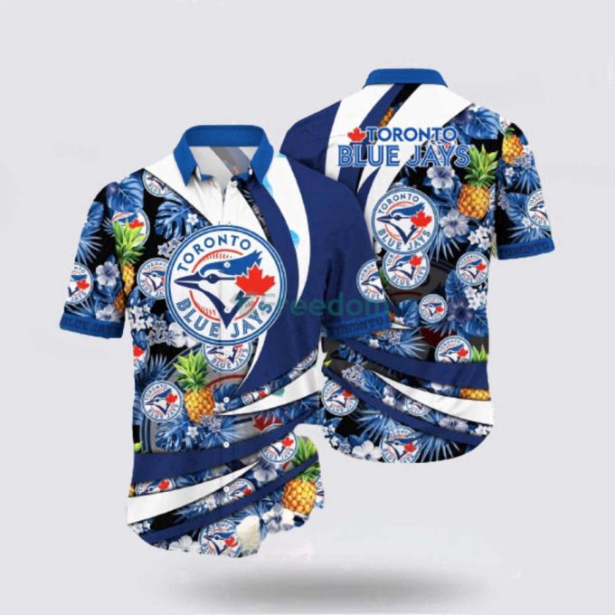 Mlb Toronto Blue Jays Hawaiian Shirt Turn The Beach Into A Catwalk With Stylish Coastal Outfits For Fans 2