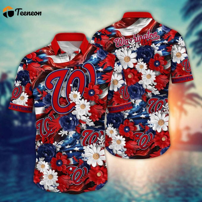 Mlb Washington Nationals Hawaii Shirt Independence Day For Cool Fans 1