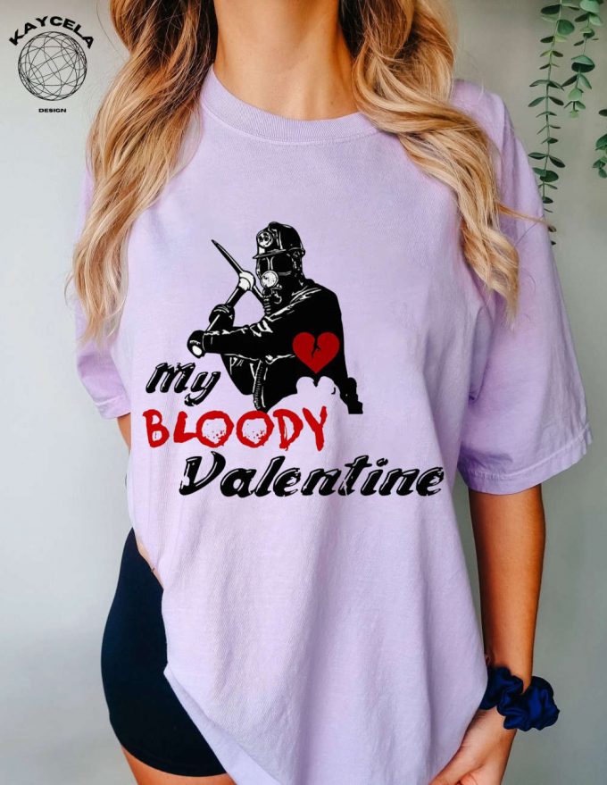 Spooky Valentine S Shirt: My Bloody Valentine Horror Characters - Perfect Matching Gift For Her! Funny Valentines Tee 2