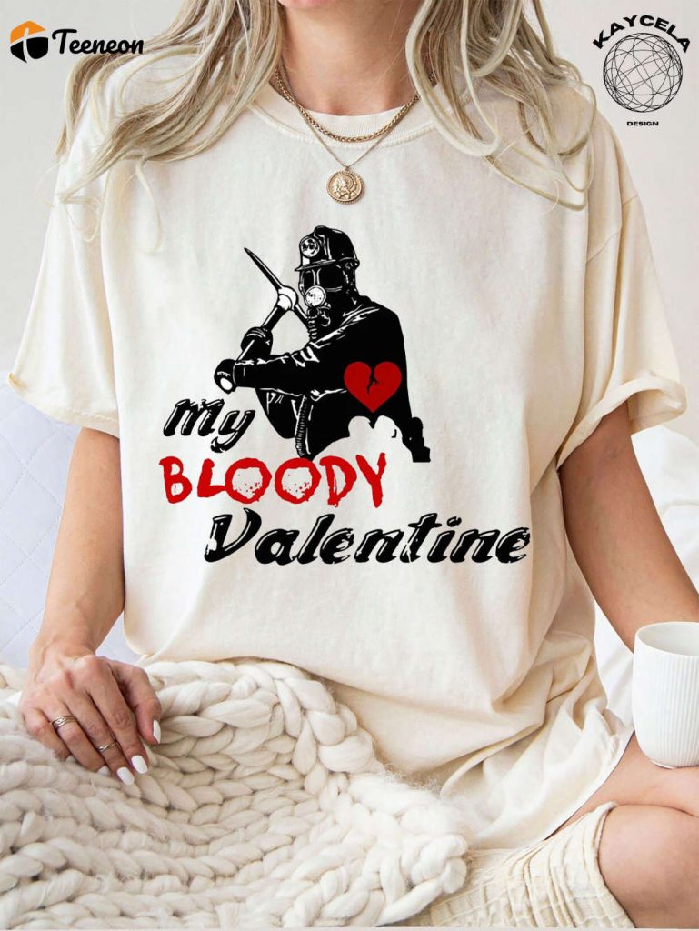 Spooky Valentine S Shirt: My Bloody Valentine Horror Characters - Perfect Matching Gift For Her! Funny Valentines Tee 3