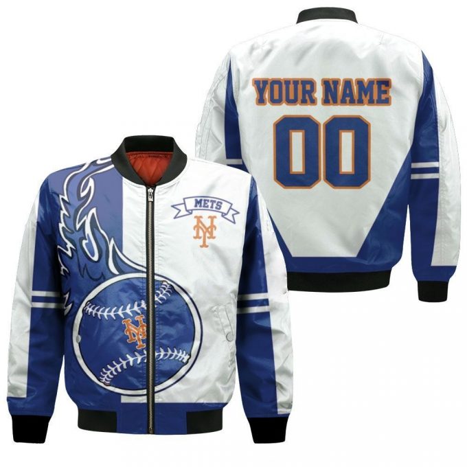 New York Mets Personalized Bomber Jacket - Gift For Men Women 2