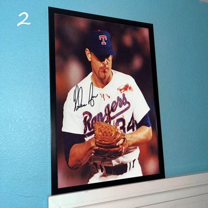 Nolan Ryan Bloody Face Poster For Home Decor Gift, Baseball Legends Poster For Home Decor Gift 2