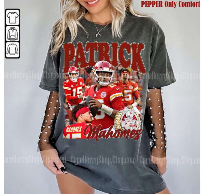 Vintage Patrick Mahomes &Amp; Kelce Football Shirts: 90S Tee &Amp; Sweatshirt For Fans 2