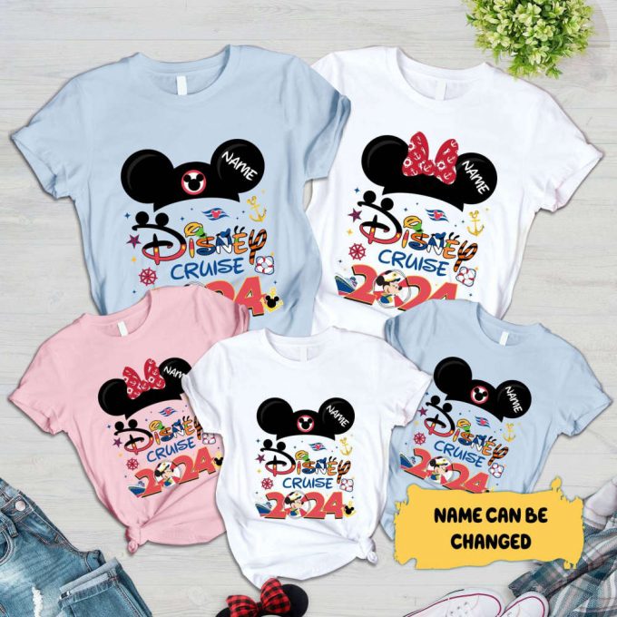 2024 Personalized Cruise Family Shirts - Disneyland Group Matching Wish Fantasy Dream Magic Wonder 2