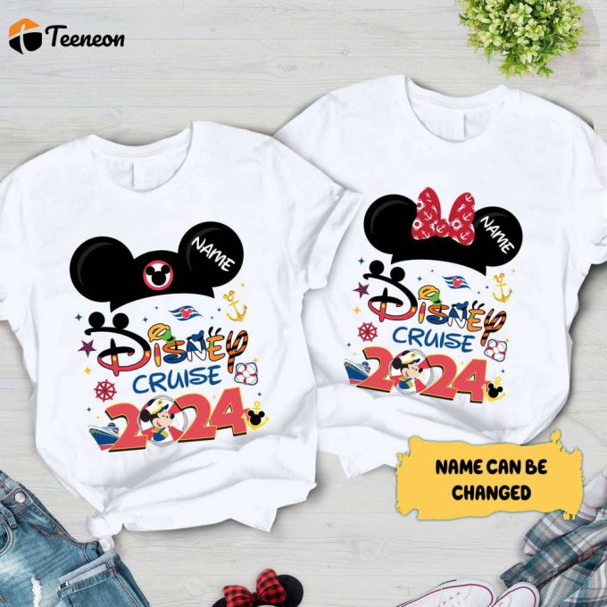 2024 Personalized Cruise Family Shirts - Disneyland Group Matching Wish Fantasy Dream Magic Wonder 1