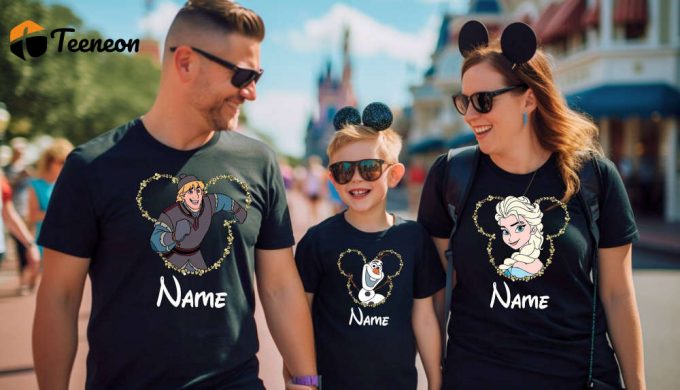 Magical Disney Shirts: Personalized Family &Amp;Amp; Princess Tees For Disney Trips Birthdays And Family Vacations - Cartoon Characters Galore! 1